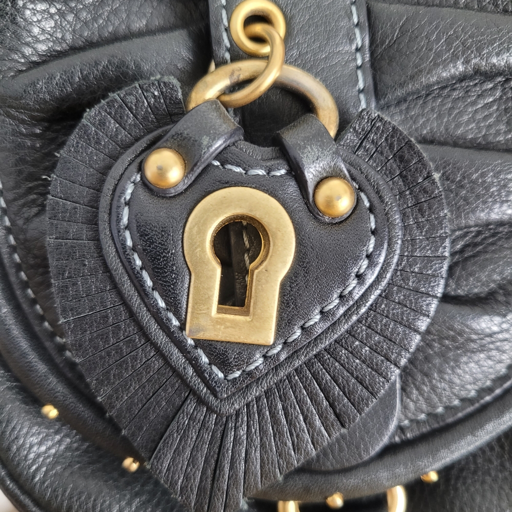 Juicy Couture Black Crossbody Bag with Gold Accents - Picture 7 of 13
